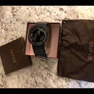 Gucci Imprime Shiny Belt